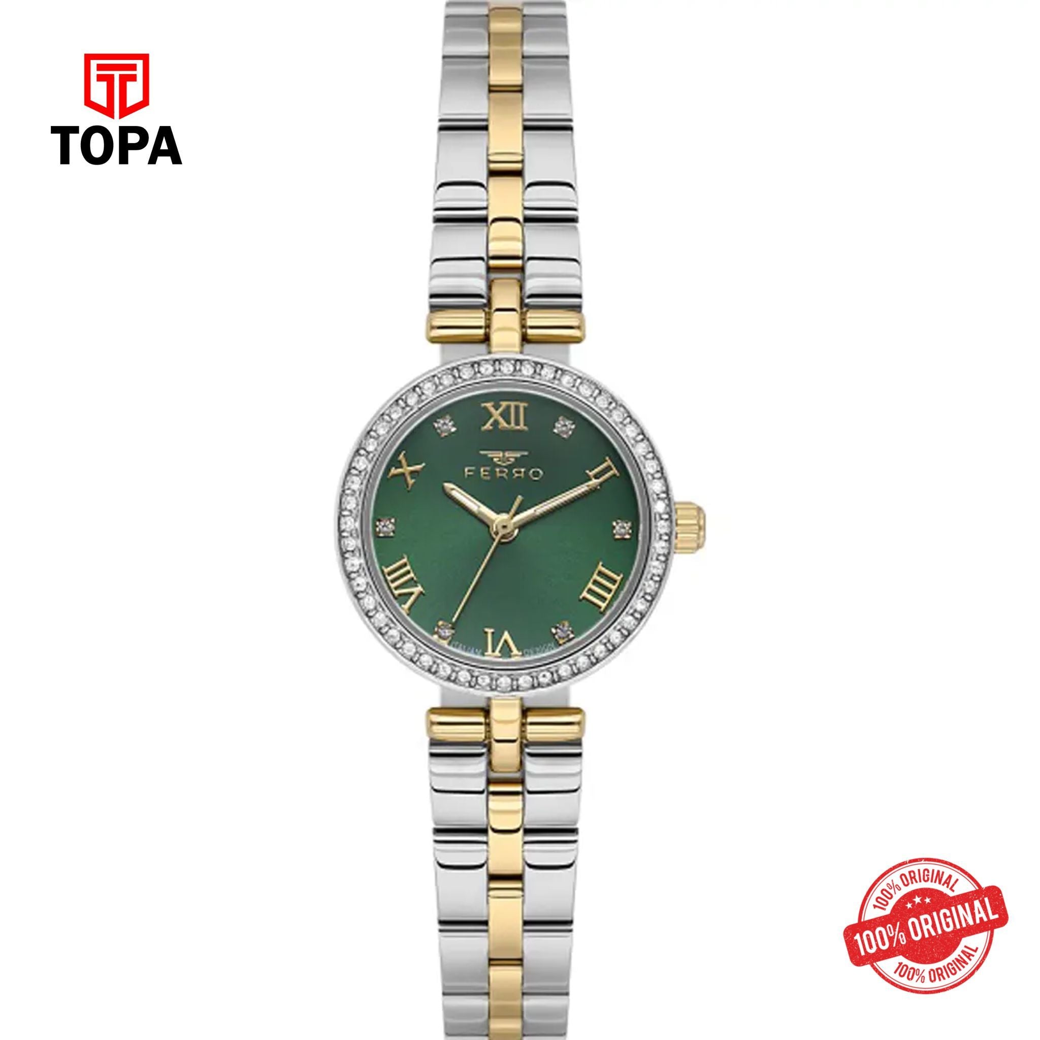 Topa Ferro-FL21612A-D6-Metal-Band-Women-Watch - Product Image 1