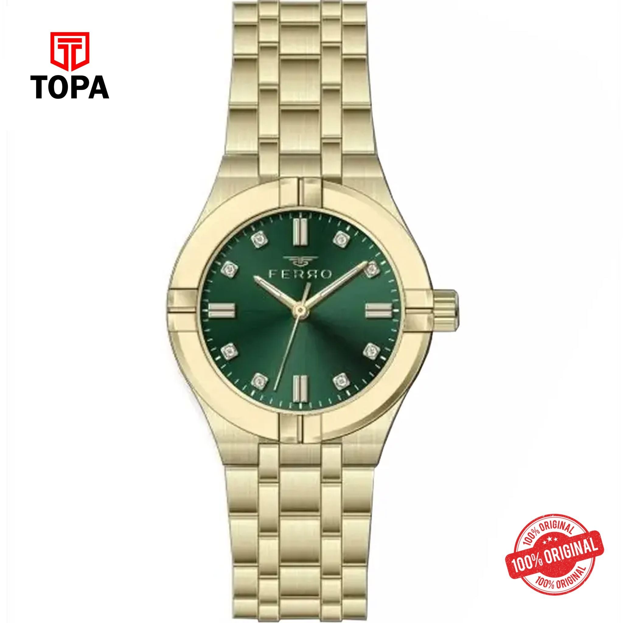 Topa Ferro-FL40104A-B2-Metal-Band-Women-Watch - Product Image 1