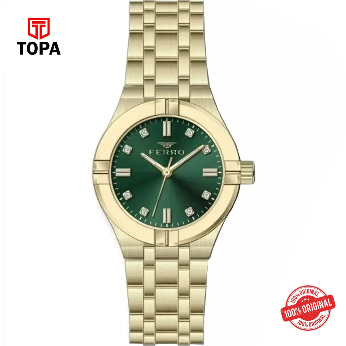 Topa Ferro-FL40104A-B2-Metal-Band-Women-Watch - Product Image 1