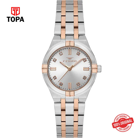 Topa Ferro-FL40104A-E-Metal-Band-Women-Watch - Product Image 1