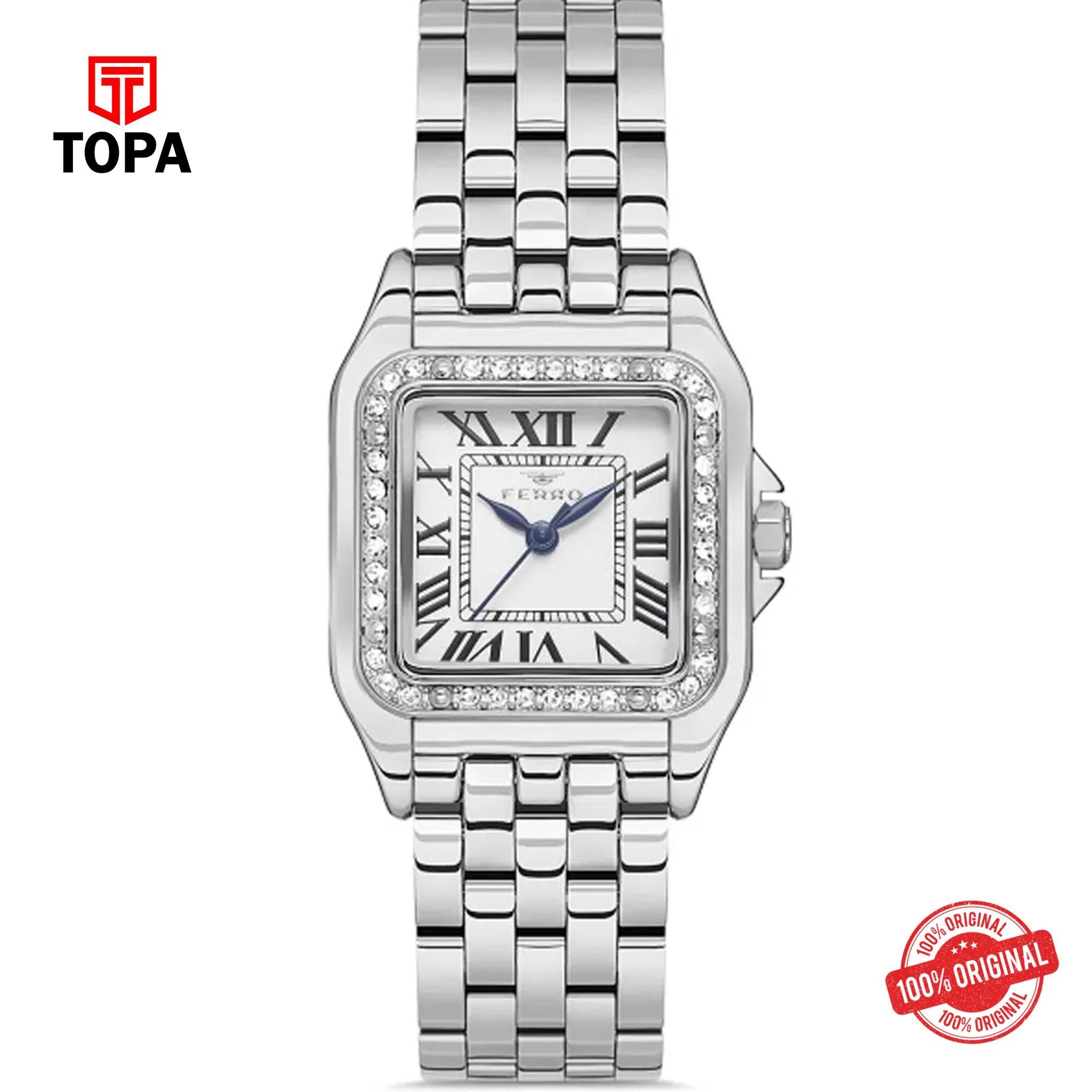 Topa Ferro-FL40112A-A-Metal-Band-Women-Watch - Product Image 1