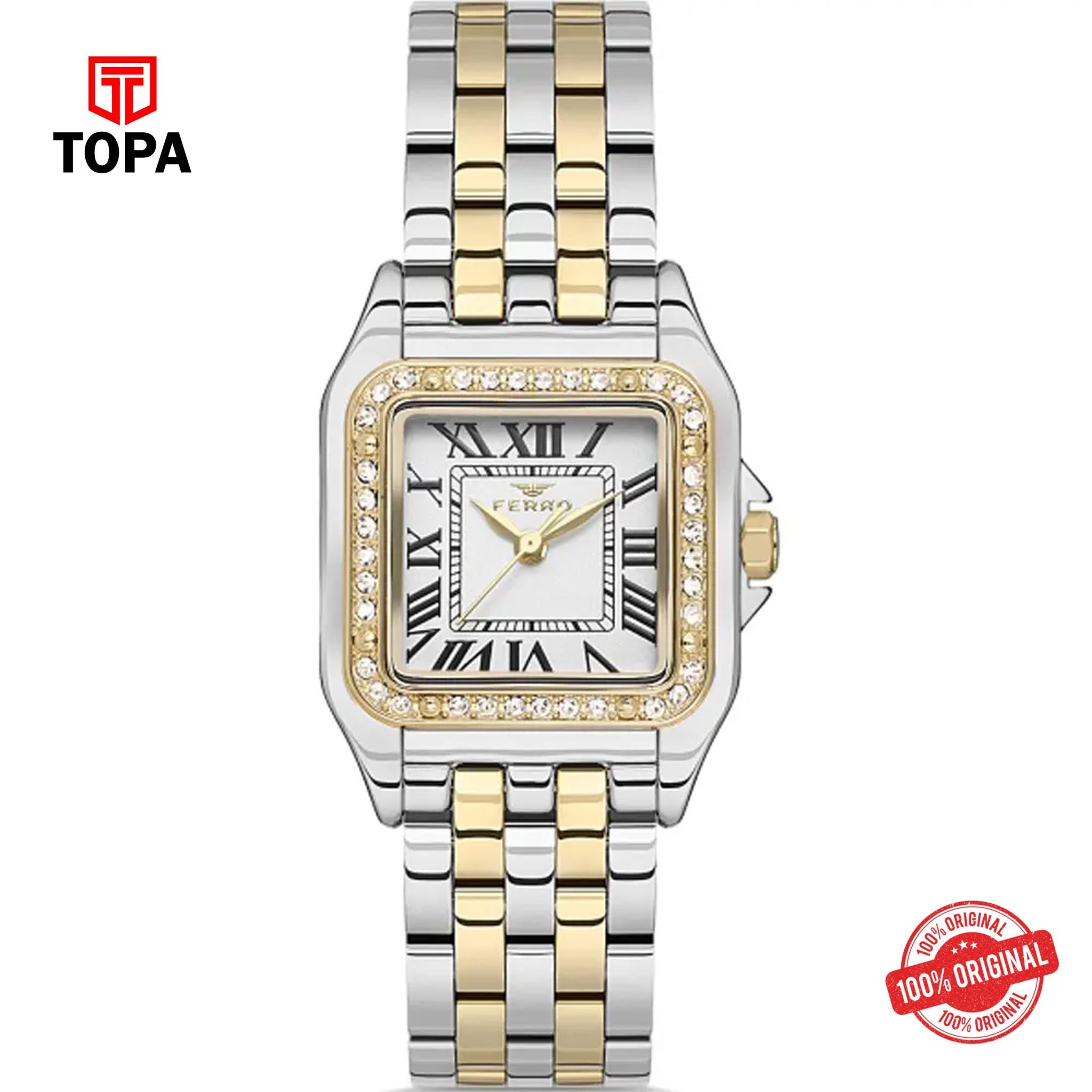 Topa Ferro-FL40112A-D-Metal-Band-Women-Watch - Product Image 1