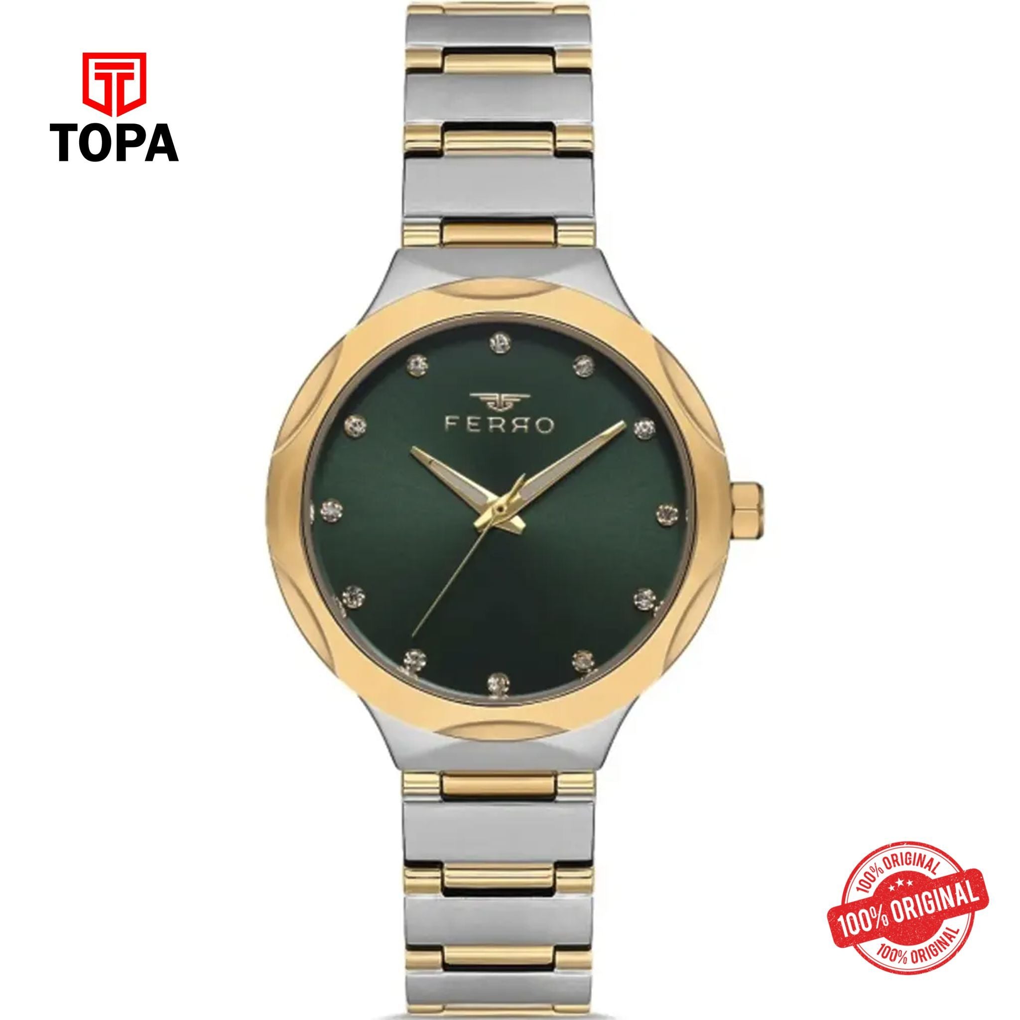Topa Ferro-FL40114A-D6-Metal-Band-Women-Watch - Product Image 1