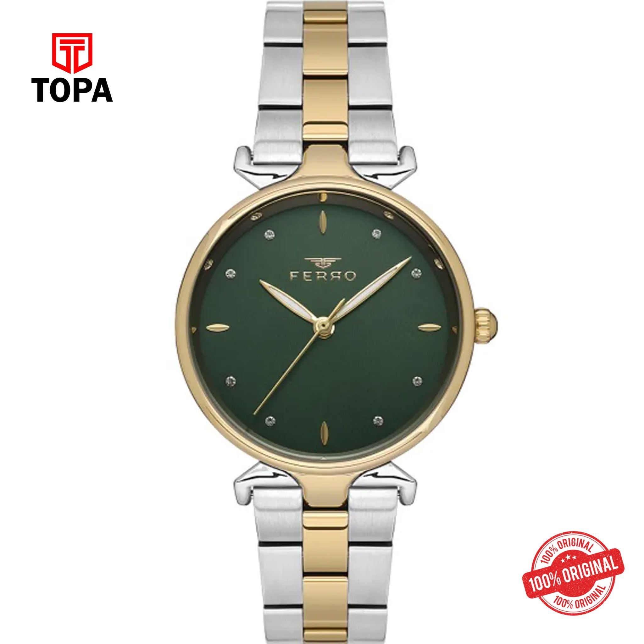 Topa Ferro-FL40115A-D6-Metal-Band-Women-Watch - Product Image 1