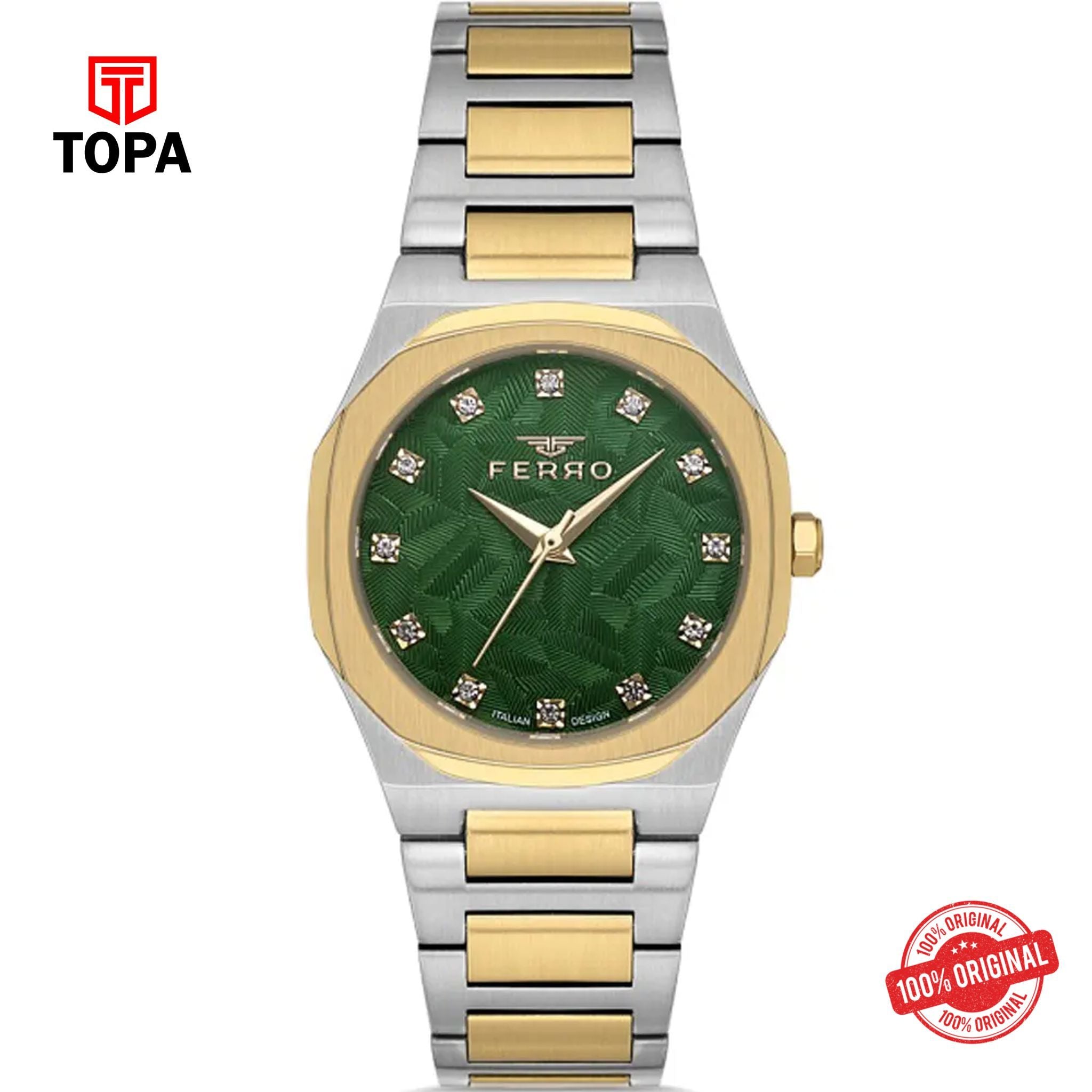 Topa Ferro-FL40128A-D6-Metal-Band-Women-Watch - Product Image 1