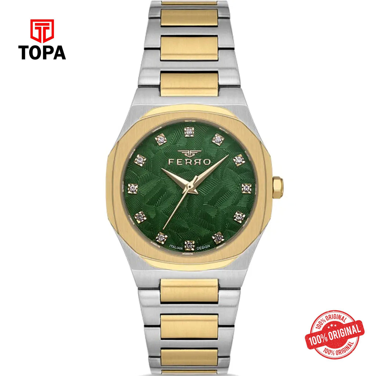 Topa Ferro-FL40128A-D6-Metal-Band-Women-Watch - Product Image 1