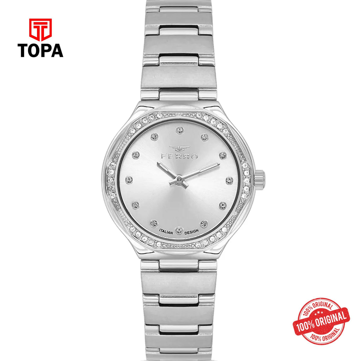 Topa Ferro-FL40140A-A-Metal-Band-Women-Watch - Product Image 1