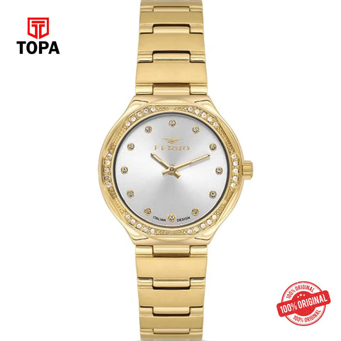 Topa Ferro-FL40140A-B-Metal-Band-Women-Watch - Product Image 1