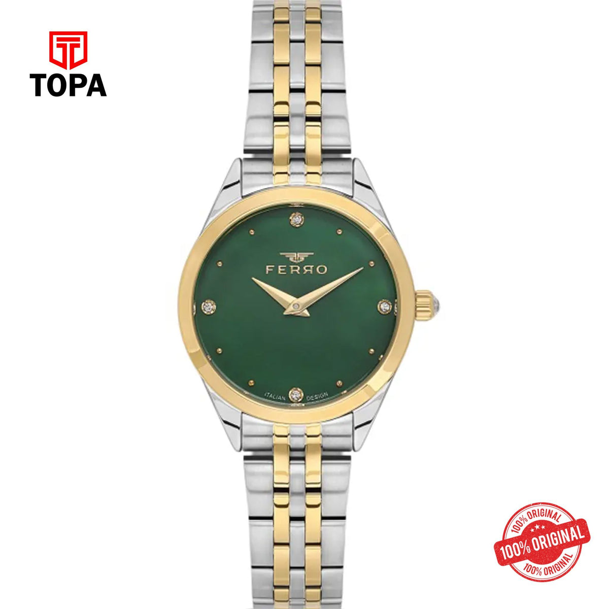 Topa Ferro-FL40141A-D6-Metal-Band-Women-Watch - Product Image 1