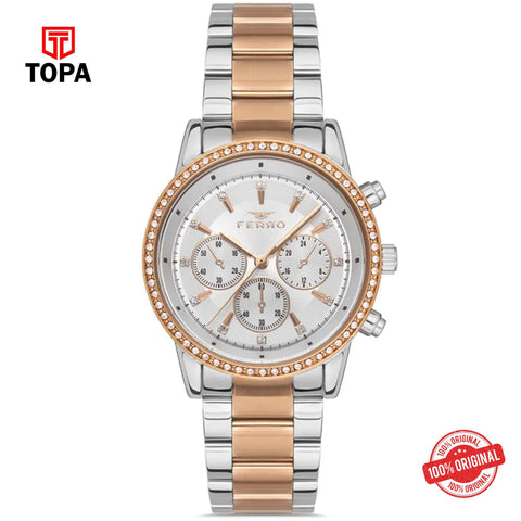 Topa Ferro-FL41258A-E-Metal-Band-Women-Watch - Product Image 1