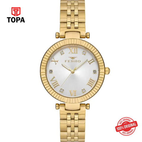 Topa Ferro-FL41319A-B-Metal-Band-Women-Watch - Product Image 1
