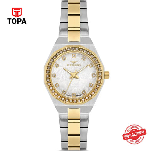 Topa Ferro-FL43014A-D-Metal-Band-Women-Watch - Product Image 1