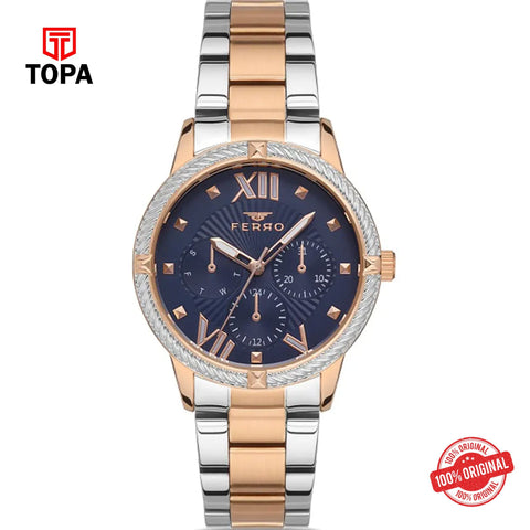 Topa Ferro-FLM40096A-E2-Metal-Band-Women-Watch - Product Image 1