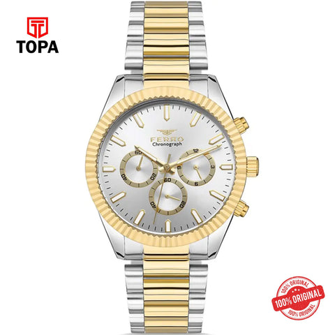 Topa Ferro-FM11289A-D-Metal-Band-Men-Watch - Product Image 1