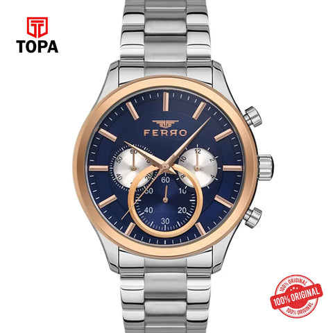Topa Ferro-FM11309A-E3-Metal-Band-Men-Watch - Product Image 1