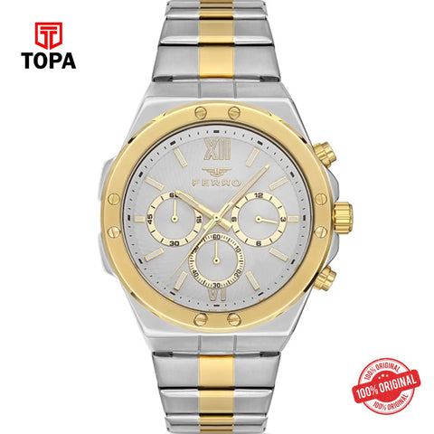 Topa Ferro-FM11356A-D-Metal-Band-Men-Watch - Product Image 1