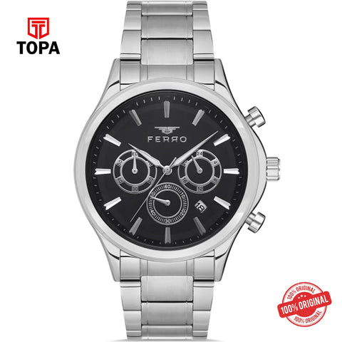 Topa Ferro-FM11367A-A2-Metal-Band-Men-Watch - Product Image 1