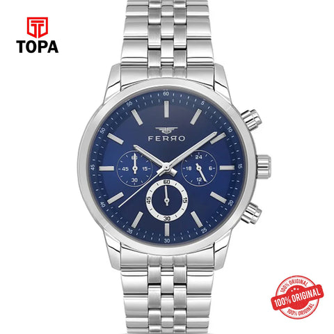 Topa Ferro-FM11369A-A3-Metal-Band-Men-Watch - Product Image 1
