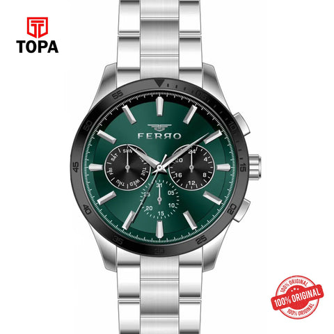 Topa Ferro-FM11382A-J2-Metal-Band-Men-Watch - Product Image 1