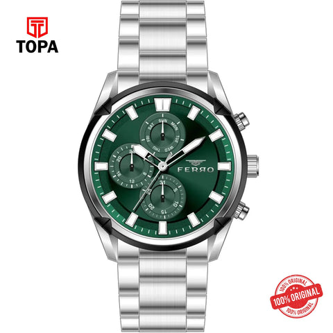Topa Ferro-FM11388A-J6-Metal-Band-Men-Watch - Product Image 1