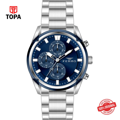 Topa Ferro-FM11388A-L3-Metal-Band-Men-Watch - Product Image 1