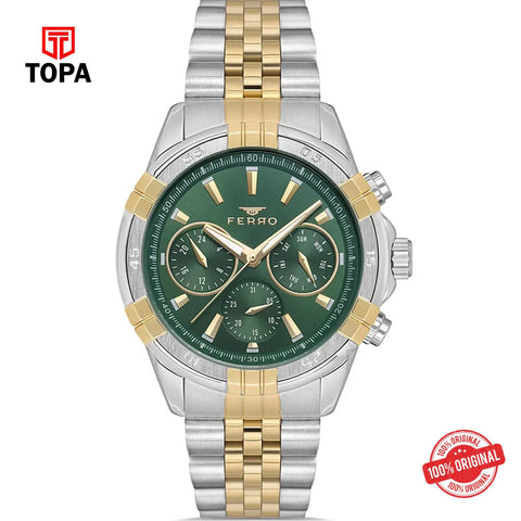 Topa Ferro-FM11389A-D6-Metal-Band-Men-Watch - Product Image 1