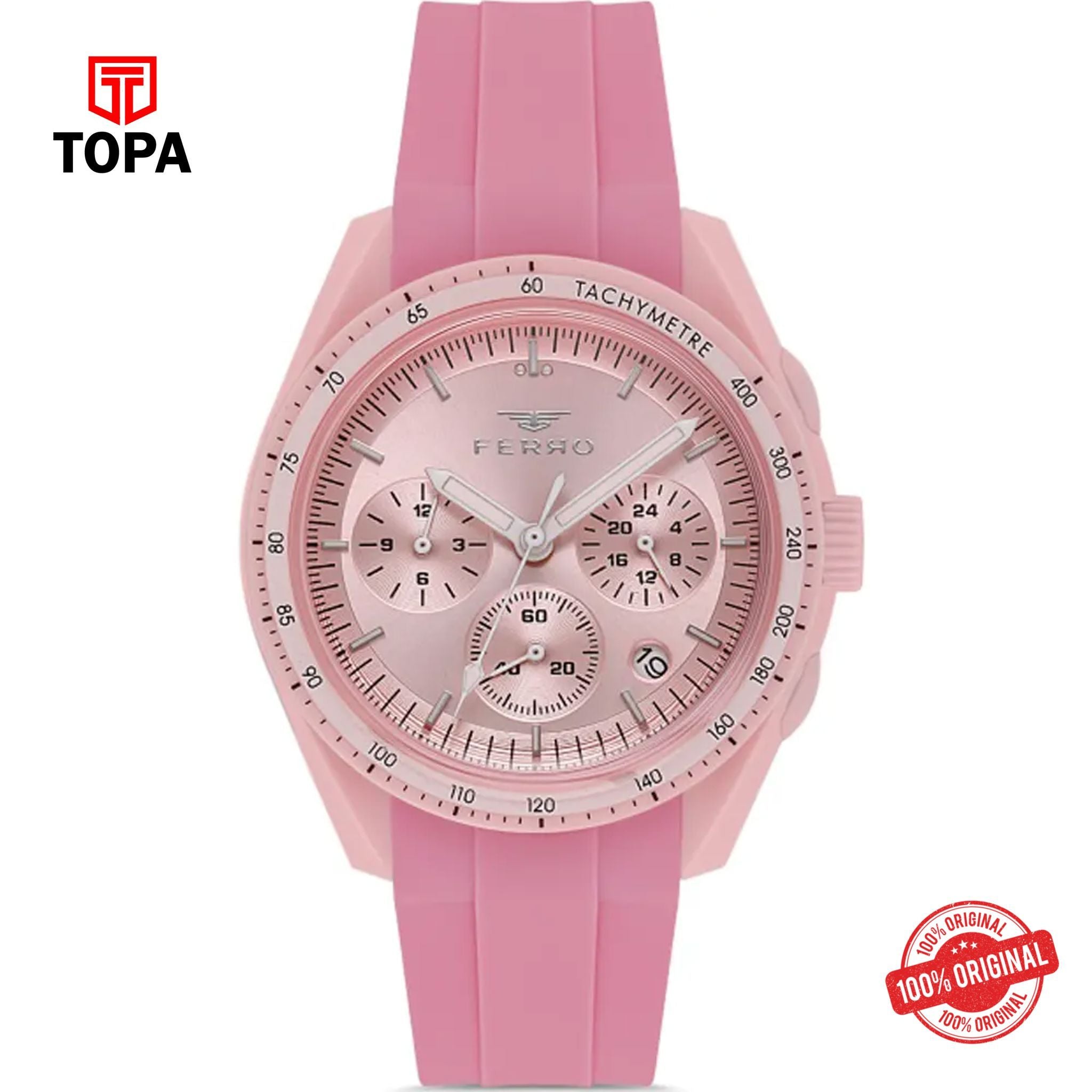 Topa Ferro-FM11401D-ZO-Rubber-Band-Men-Watch - Product Image 1