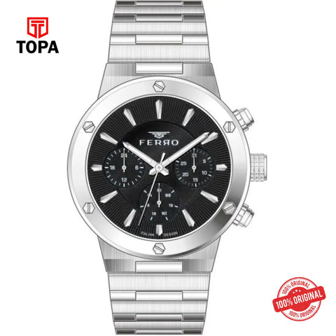 Topa Ferro-FM11521A-A2-Metal-Band-Men-Watch - Product Image 1