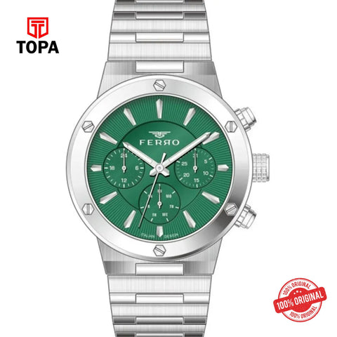 Topa Ferro-FM11521A-A6-Metal-Band-Men-Watch - Product Image 1