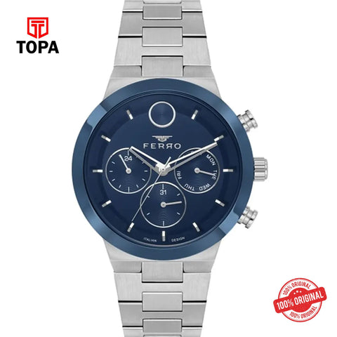 Topa Ferro-FM11568A-L3-Metal-Band-Men-Watch - Product Image 1