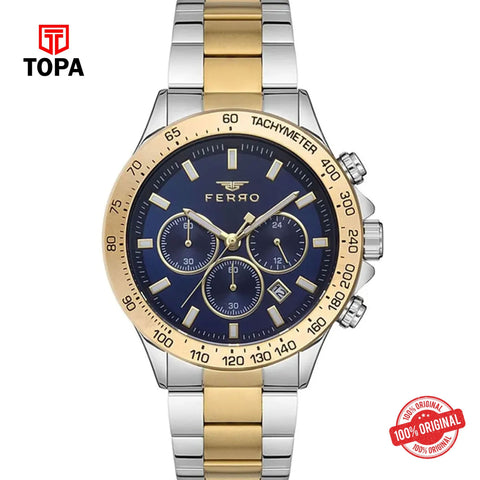 Topa Ferro-FM11913A-D3-Metal-Band-Men-Watch - Product Image 1