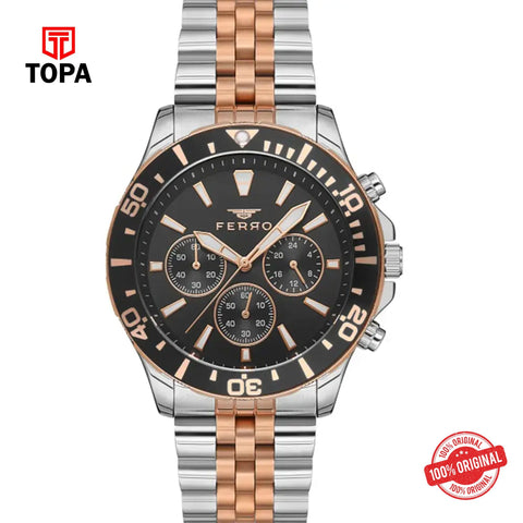 Topa Ferro-FM11921A-E2-Metal-Band-Men-Watch - Product Image 1