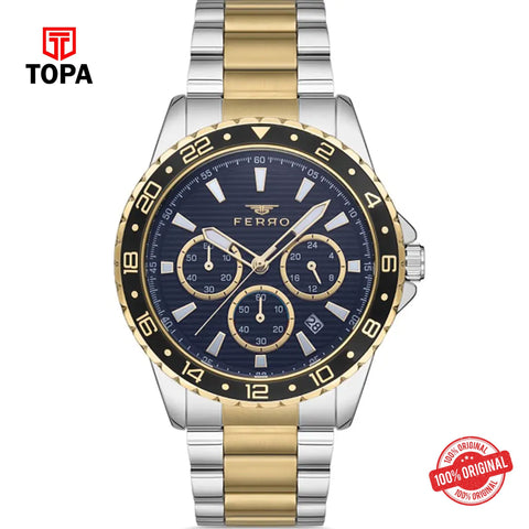 Topa Ferro-FM11927A-D3-Metal-Band-Men-Watch - Product Image 1