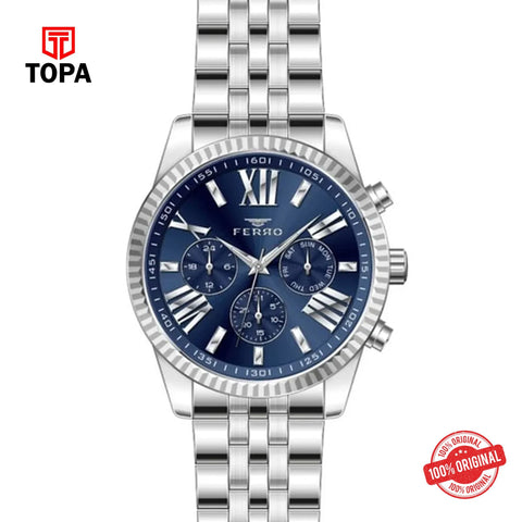 Topa Ferro-FM31187A-A3-Metal-Band-Men-Watch - Product Image 1