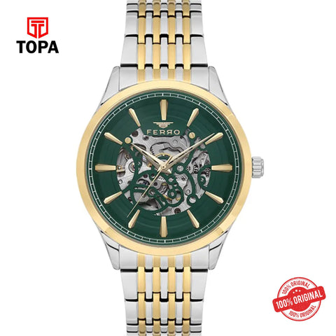 Topa Ferro-FM31440A-D6-Metal-Band-Men-Watch - Product Image 1