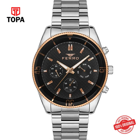 Topa Ferro-FM31920A-E2-Metal-Band-Men-Watch - Product Image 1