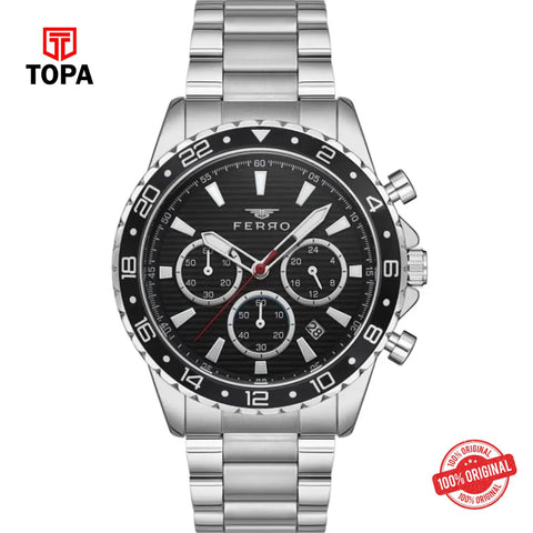 Topa Ferro-FM31927A-A2-Metal-Band-Men-Watch - Product Image 1