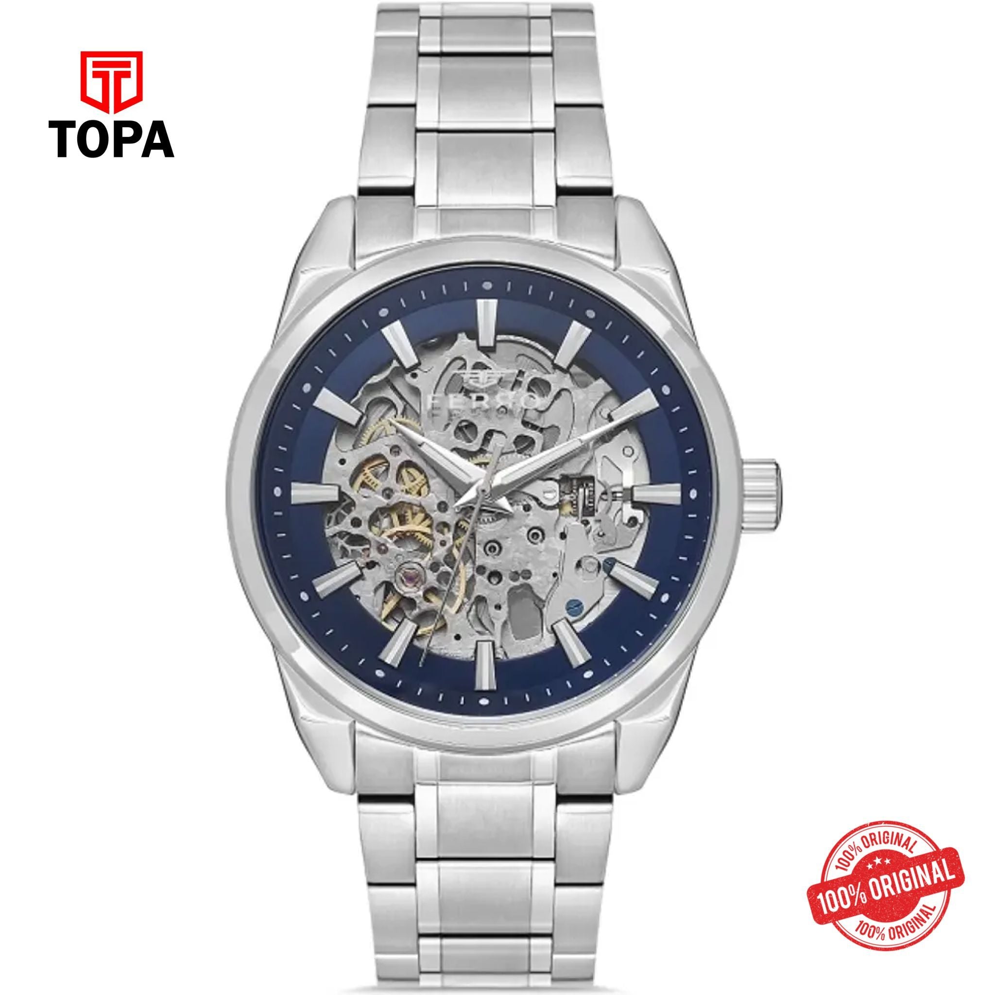 Topa Ferro-FM40106A-A3-Metal-Band-Men-Watch - Product Image 1