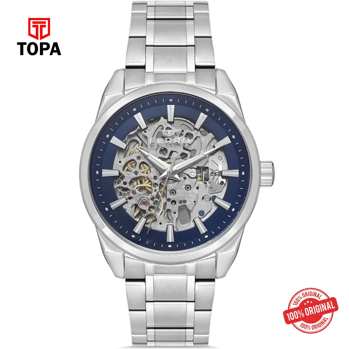 Topa Ferro-FM40106A-A3-Metal-Band-Men-Watch - Product Image 1