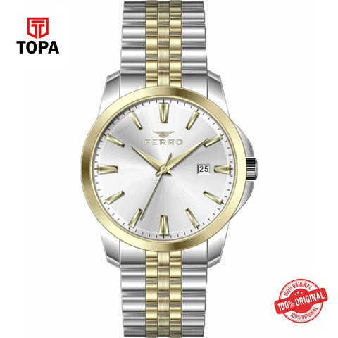 Topa Ferro-FM40108A-D-Metal-Band-Men-Watch - Product Image 1