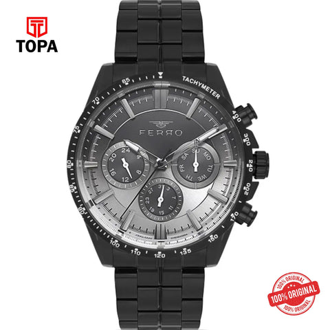 Topa Ferro-FM40139A-G-Metal-Band-Men-Watch - Product Image 1