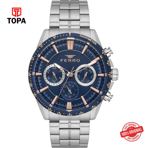 Topa Ferro-FM40139A-L-Metal-Band-Men-Watch - Product Image 1