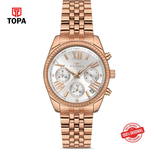 Topa Ferro-FM41172A-C-Metal-Band-Women-Watch - Product Image 1