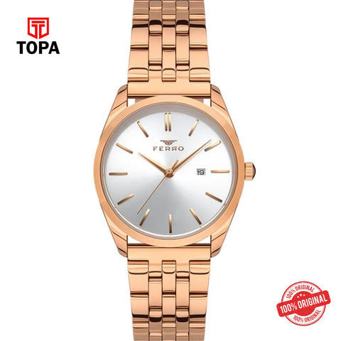 Topa Ferrro-FL21231A-C-Metal-Band-Women-Watch - Product Image 1