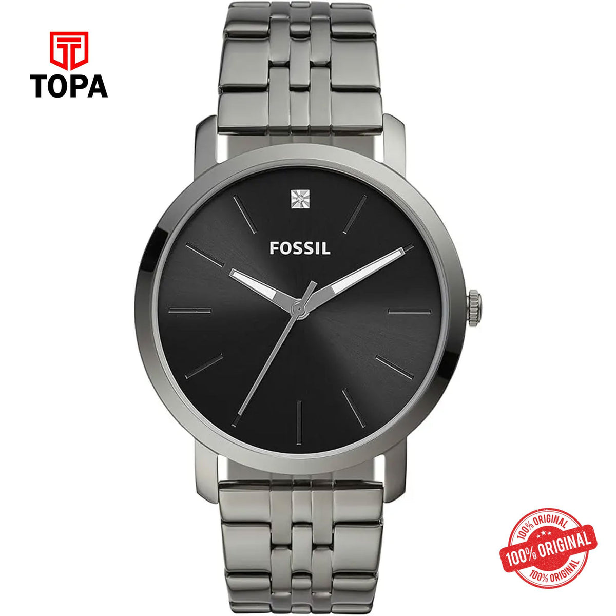 Topa Fossil-BQ-2419-Lux-Luther-Metal-Band-Men-Watch - Product Image 1