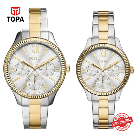Topa Fossil-BQ-2737-Metal-Band-Pair-Set-Watch - Product Image 1