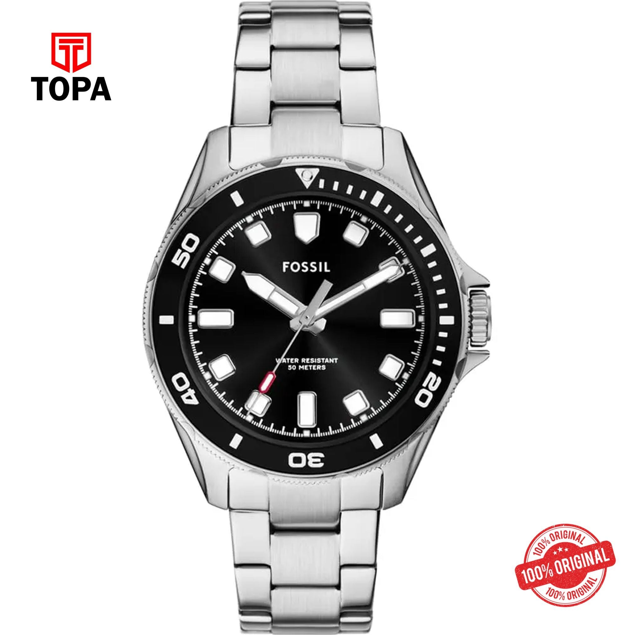Topa Fossil-BQ-2882-Dalton-Metal-Band-Men-Watch - Product Image 1