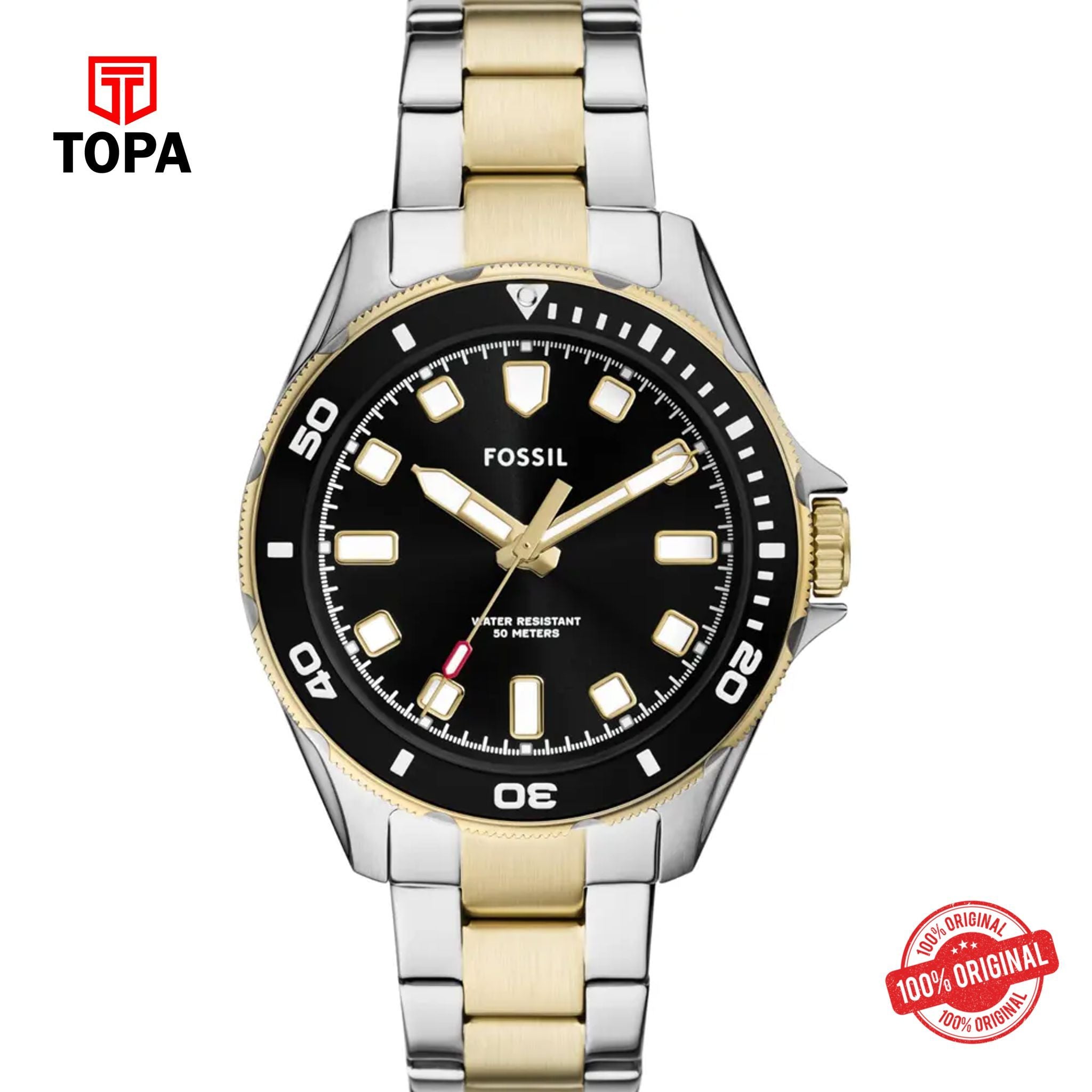 Topa Fossil-BQ-2885-Dalton-Metal-Band-Men-Watch - Product Image 1