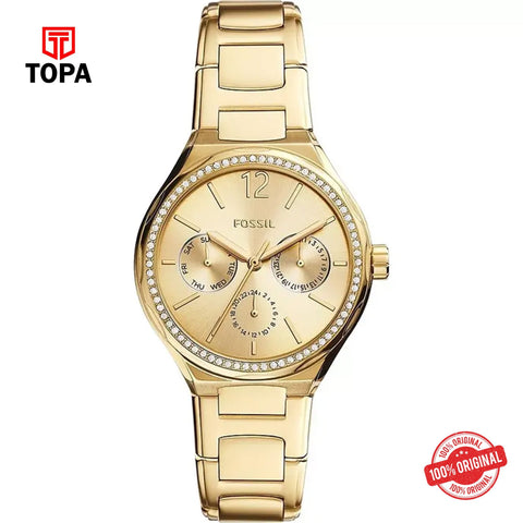 Topa Fossil-BQ-3722-Eevie-Metal-Band-Women-Watch - Product Image 1