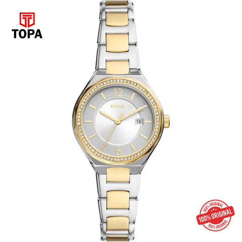 Topa Fossil-BQ-3802-Eevie-Metal-Band-Women-Watch - Product Image 1